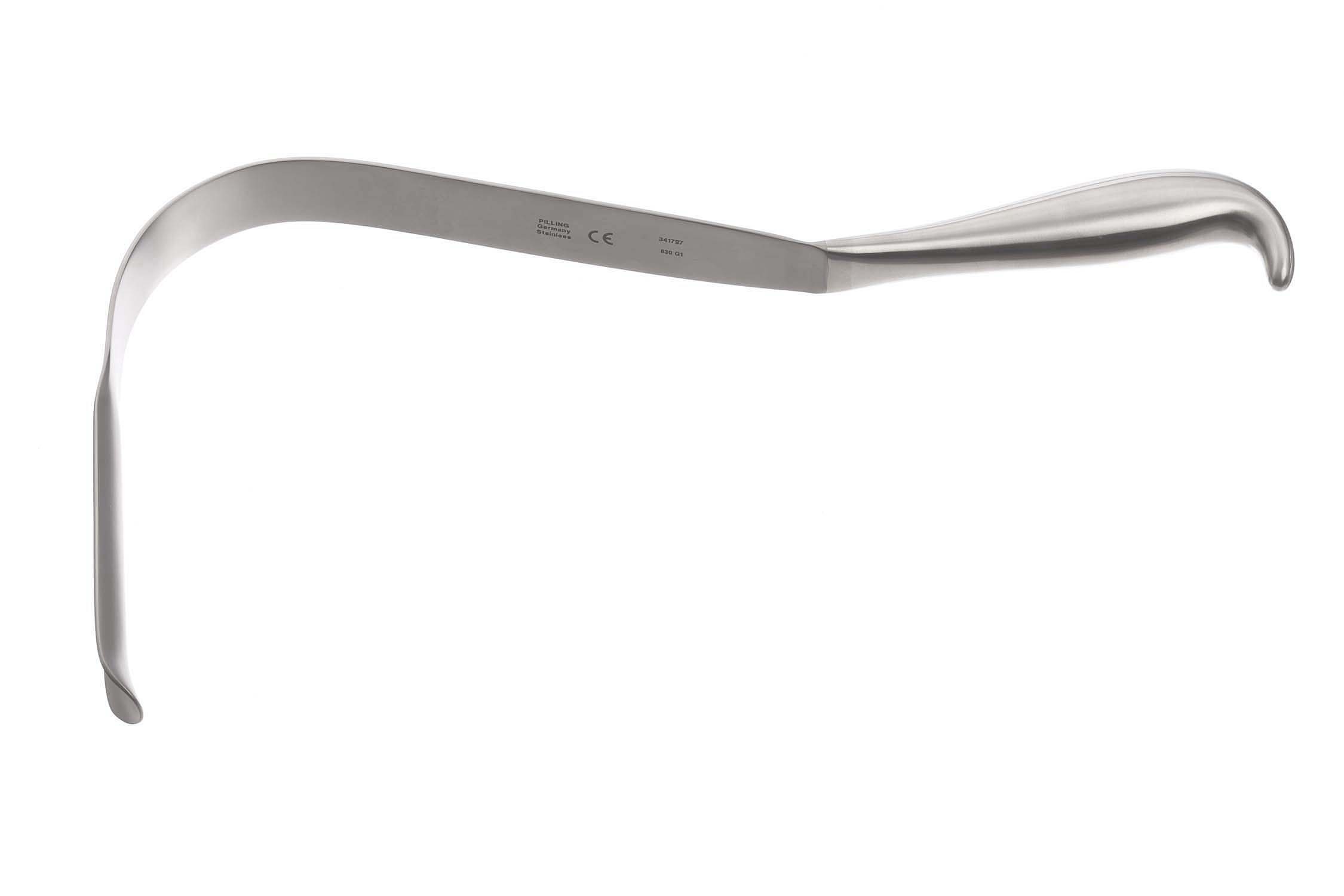 Wylie Renal Vein Retractor, 1" Wide X 4" Deep, 11 7/8" (30.2 Cm)